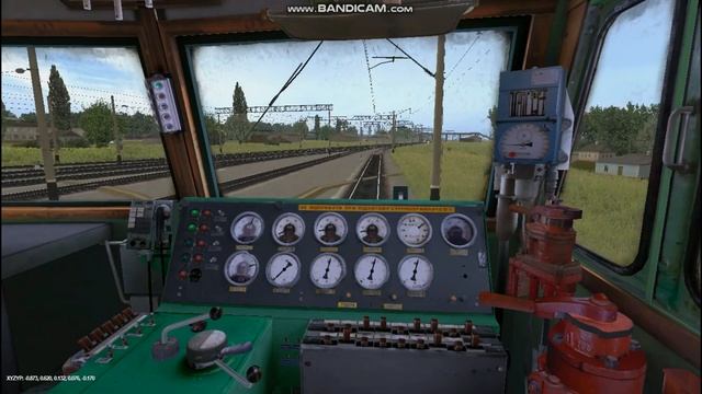 Trainz12 Маршрут Одесса-Колосовка, ускоренная поездка по графику Запорожье - Одесса 1часть