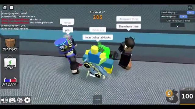 AMONG US IN MM2! | Roblox Murder Mystery смотреть онлайн