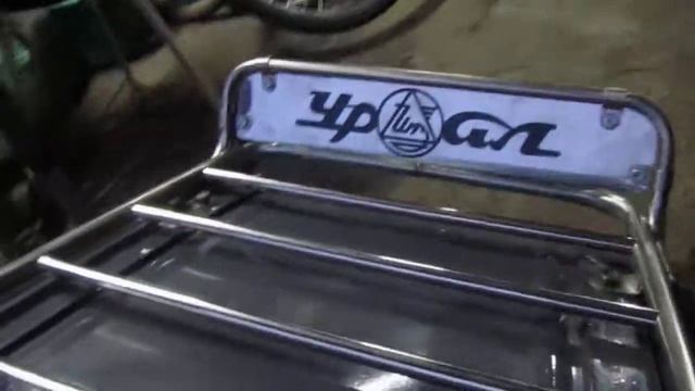 Мото тюнинг багажник + упор на мотоцикл Урал и Днепр смотреть онлайн