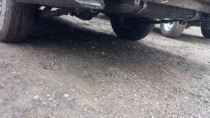 Чайка ГАЗ 14, звук выхлопа.