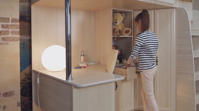 Детская «Вега» 2-ухъярусная с комп. столом смотреть онлайн