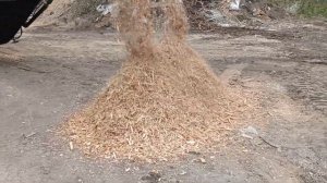 супер дробилка! переработка в щепу отходов от пилорамы и деревообрабатывающих станков