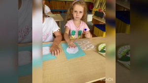 Объемная аппликация "Арбузик"