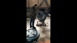 Испытания измельчителя "САРАНЧА" 11 кВт. Измельчение хлеба.