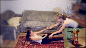 THE YOGA CHALLENGE / ЙОГА ЧАЛЕНЖ с сестрой ❤