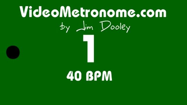 40 BPM Human Voice Metronome by Jim Dooley смотреть онлайн