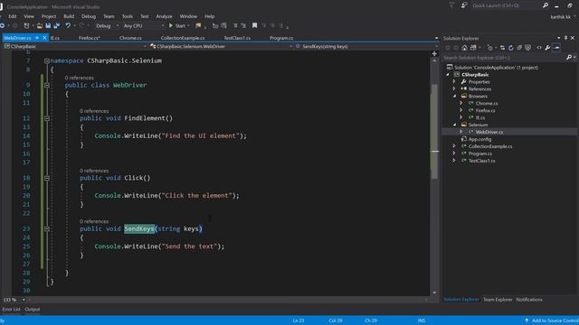 Part 17 - Understanding and working with Interfaces for Selenium automation смотреть онлайн