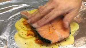 Чавыча Лосось Семга в духовке \ KING SALMON