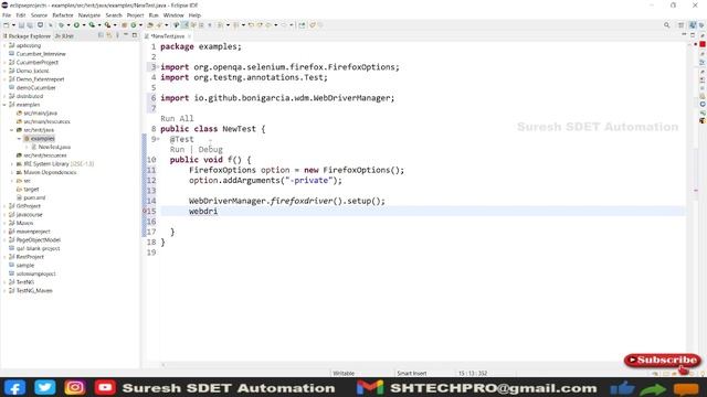 How to open Firefox Browser in Private mode in selenium Automation смотреть онлайн