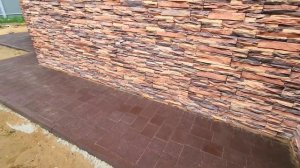 Тротуарная плитка ,,Новый город,, до и после