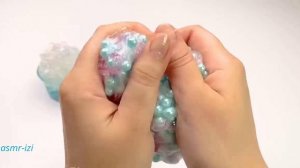 АСМР слайм 42/Странное удовлетворяющее и расслабляющее видео слайм. Приятно смотреть  и слушать.