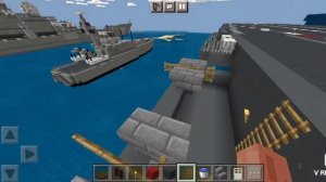 российский авианосец Адмирал Кузнецов в Майнкрафте