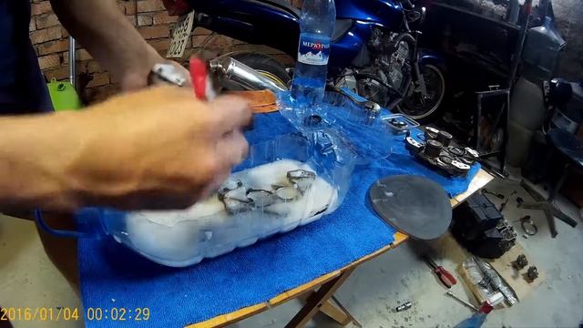ремонт суппорта мотоцикла, замена сальников пыльников, чистка суппортов kawasaki ZXR750R