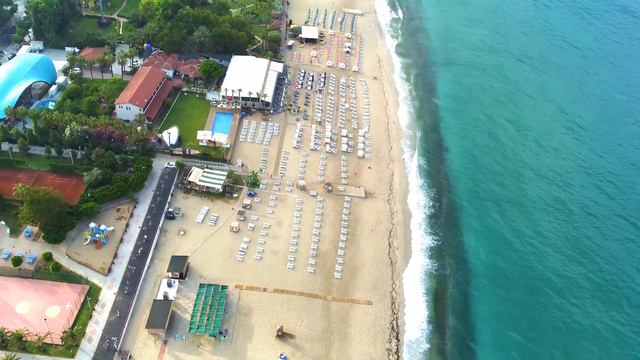 Турция Аланья, пролет на дроне над пляжем Клеопатра #dji #4k #turkey