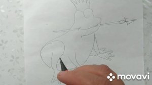 Как нарисовать Царевну Лягушку
