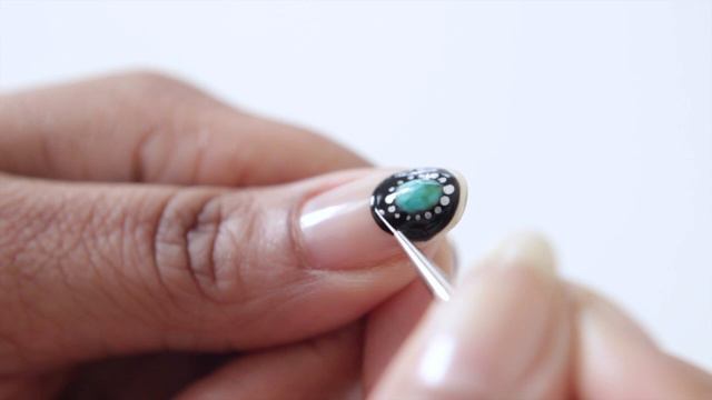 SILVER & TURQUOISE JEWELRY INSPIRED NAILS | abetweene смотреть онлайн