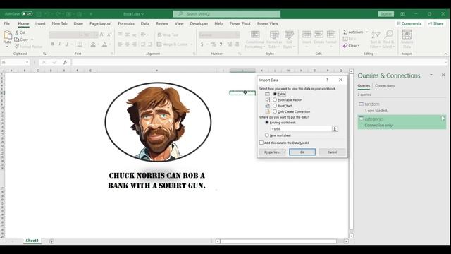 API & EXCEL Power Query Explained By "Chuck Norris"