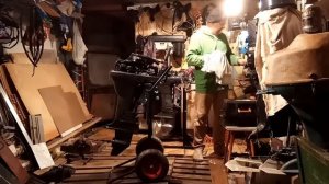 Консервация 2т лодочного мотора.