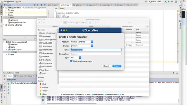 Part 1.2: Git: Creating a local repository and connect it to GitHub with SourceTree смотреть онлайн