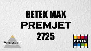 PremJet 2725 и краска Betek Max