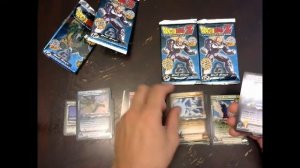 DBZ CCG C CELL SAGA 4x Booster Pack Opening - Cracking CCGs Dragon Ball Z Cards