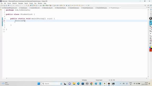 Full Stack Java Developer  | Session - 40 | Hibernate 6 CRUD Operations | rajonlinetrainings