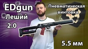 Пневматическая винтовка EDgun Леший 2.0 5.5 мм (250 мм) Видео Обзор