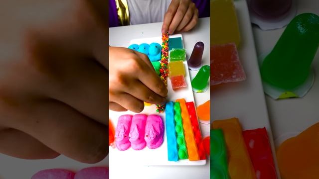 Rainbow Dessert POP IT Kohakuto, Cotton Candy, Popping Boba, Jelly ASMR MUKBANG | TikTok Funny Vide смотреть онлайн