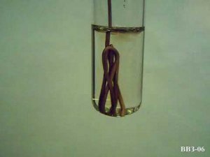 Взаимодействие меди с концентрированной серной кислотой