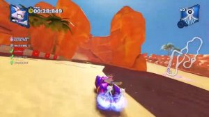 Sand Road Platinum Time as Blaze - Team Sonic Racing