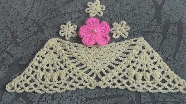 5 образец узора БУКЕТИКИ В КВАДРАТЕ из пряжи от Ярн-арт "Джинс" смотреть онлайн