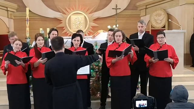 Колядка Господь Бог предвечный. Исполняет хор храма свт. Николая Японского. Регент Никита Булахов