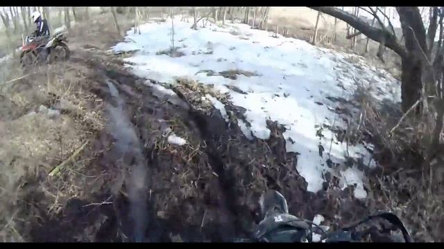 ВЕСНА#2 Продолжение/покатушки на мото грязь/вода GoPro Honda XR150 L - Loncin LX250 GY-3 смотреть онлайн