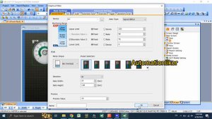 GT Designer3 : Graphical Meter HMI mitsubishi GOT2000 Simulation with slider
