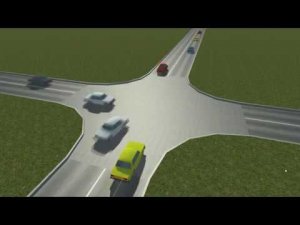 Demonstration of Car AI for city traffic Unity Android