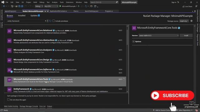 CRUD Operation with .NET 6 Minimal API using Entity Framework Core & SQL Server Database