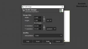 Flip or Reflect an image in GIMP | Set image size to centimetre in GIMP - Task 12i