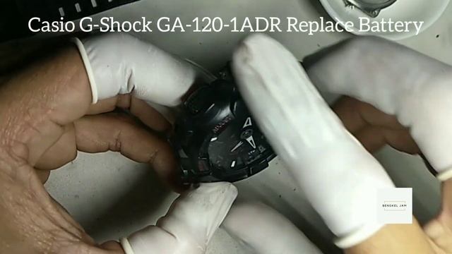 Casio G-Shock GA-120-1ADR Replace Battery (Ganti Baterai) смотреть онлайн