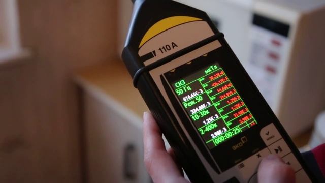 Измерение электромагнитного поля промышленной частоты от микроволновой печи. смотреть онлайн