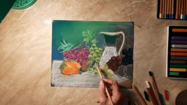 Draw a still life step by step, Рисуем натюрморт шаг за шагом, смотреть онлайн