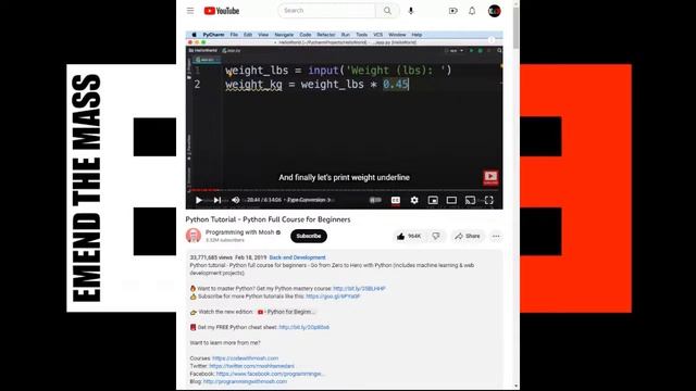 Learning Python Basics..... Part 3 смотреть онлайн