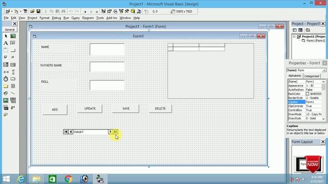 how to connect Visual basic 6.0  to  MS Access database in hindi || Vb 6.0 ko MS Access se link .