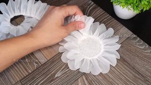 Пышные банты на 1 сентября, пышные банты из готовой складки.