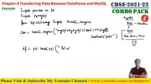 IP Class 12 Tutorial 2021-22 | Data Transfer Dataframe/MySQL | Unit-1 Data Handling an Visualizatio