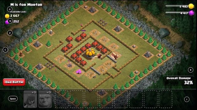 Clash of Clans : M for Mortar Walkthrough смотреть онлайн