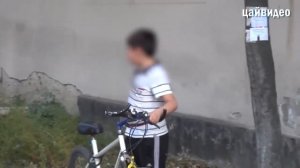 Школьник хотел украсть велик. Ну получил пополной