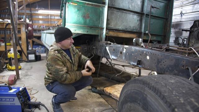 Купил разорванный манипулятор/ремонт рамы/чем заварить/усиление