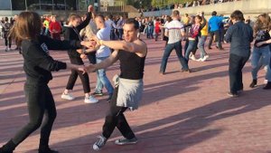 Хастл в Парке Горького