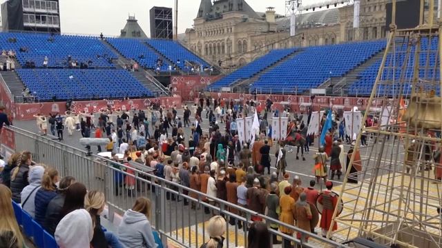 Репетиция торжественного открытия Дня города Москвы 2015 на Красной площади 3 смотреть онлайн