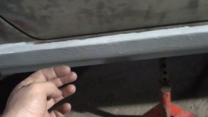 Pajero IO  Переварка порога